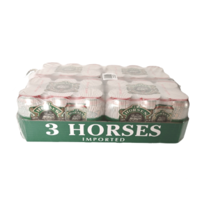 Cerveza 3 Horses- caja 24 u 330 ml