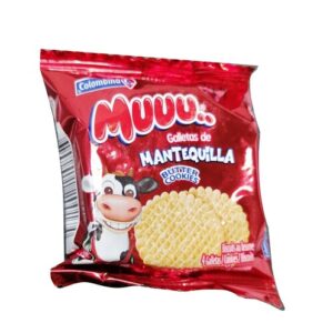 Galletas de mantequilla Muuu 4 galletas – Colombina 20 gr